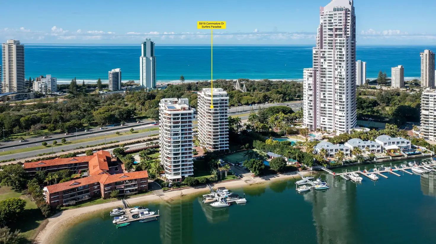 Main view of Homely apartment listing, 59/18 Commodore Drive, Surfers Paradise QLD 4217