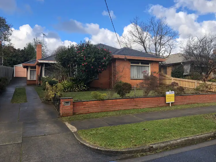 Main view of Homely house listing, 5 McCulloch Street, Nunawading VIC 3131