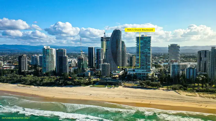 Third view of Homely apartment listing, 904/1 Oracle Boulevard, Broadbeach QLD 4218