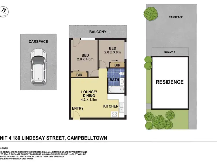 Seventh view of Homely house listing, 4/180 Lindesay Street, Campbelltown NSW 2560