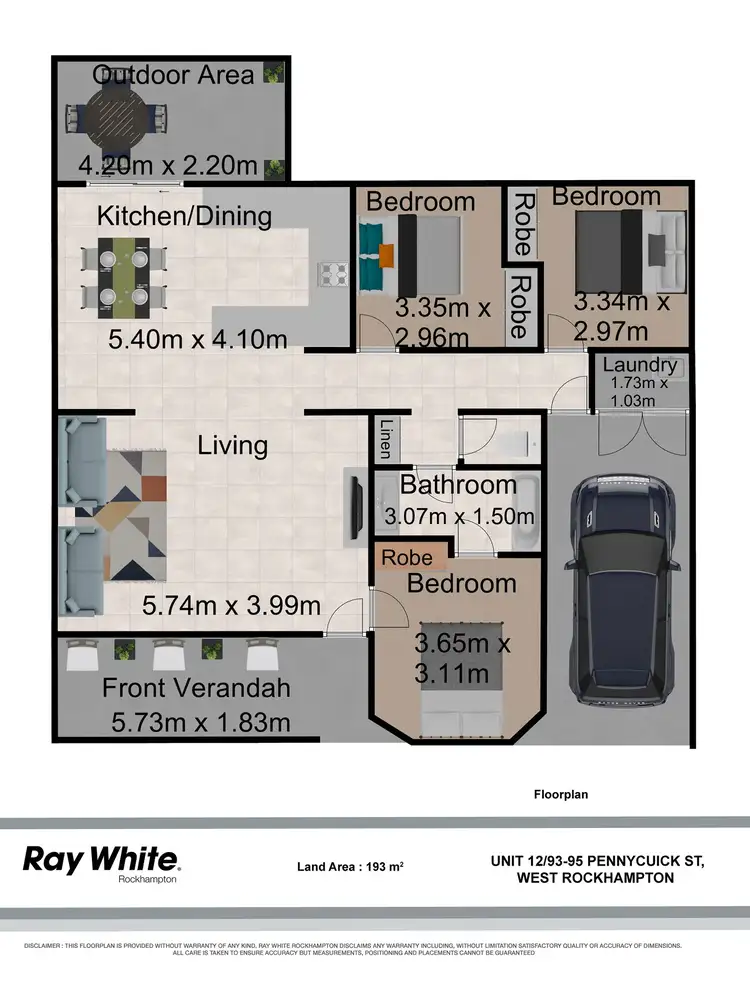 Sixth view of Homely unit listing, 12/93-95 Pennycuick Street, West Rockhampton QLD 4700