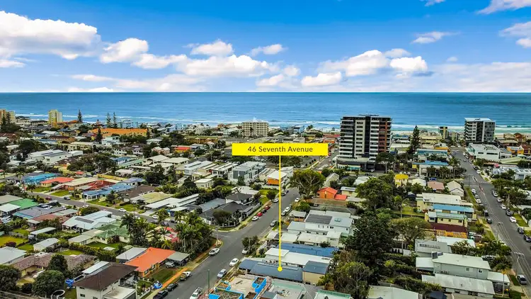 Main view of Homely house listing, 46 Seventh Avenue, Palm Beach QLD 4221