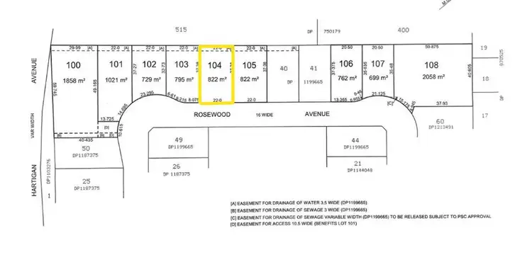 Main view of Homely land listing, Lot 104 Rosewood Avenue, Parkes NSW 2870