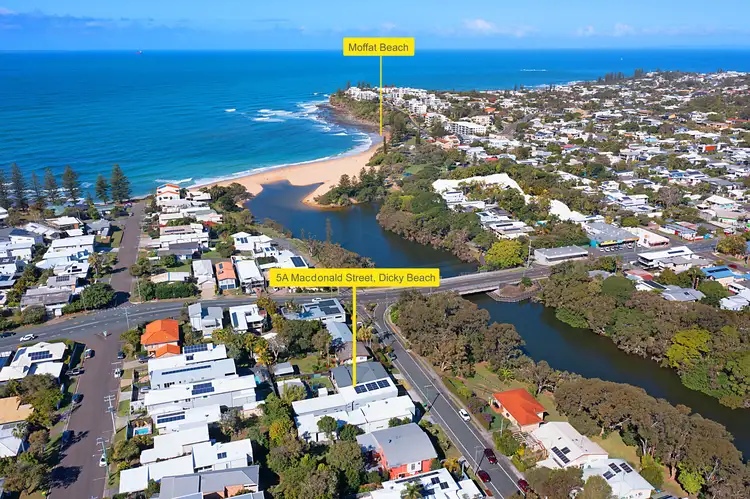Second view of Homely house listing, 5A Macdonald Street, Dicky Beach QLD 4551