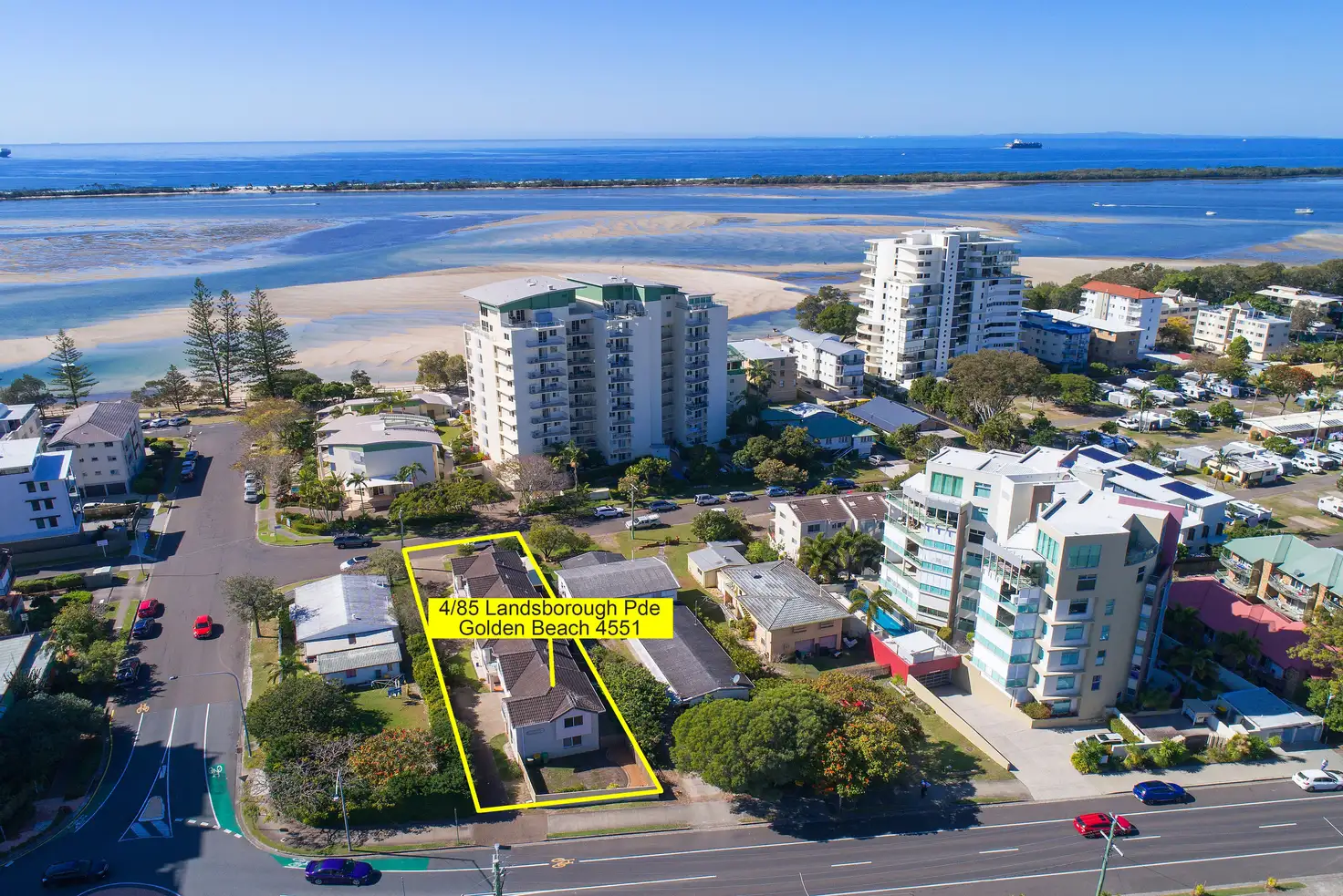Main view of Homely unit listing, Unit 4/85 Landsborough Parade, Golden Beach QLD 4551