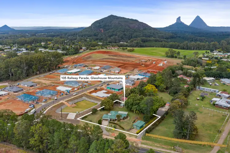 Main view of Homely house listing, 105 Railway Parade, Glass House Mountains QLD 4518