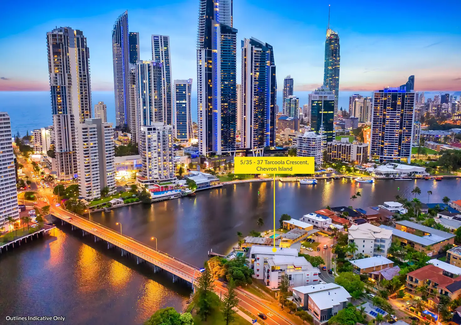 Main view of Homely house listing, 5/35-37 Tarcoola Cresent, Chevron Island QLD 4217