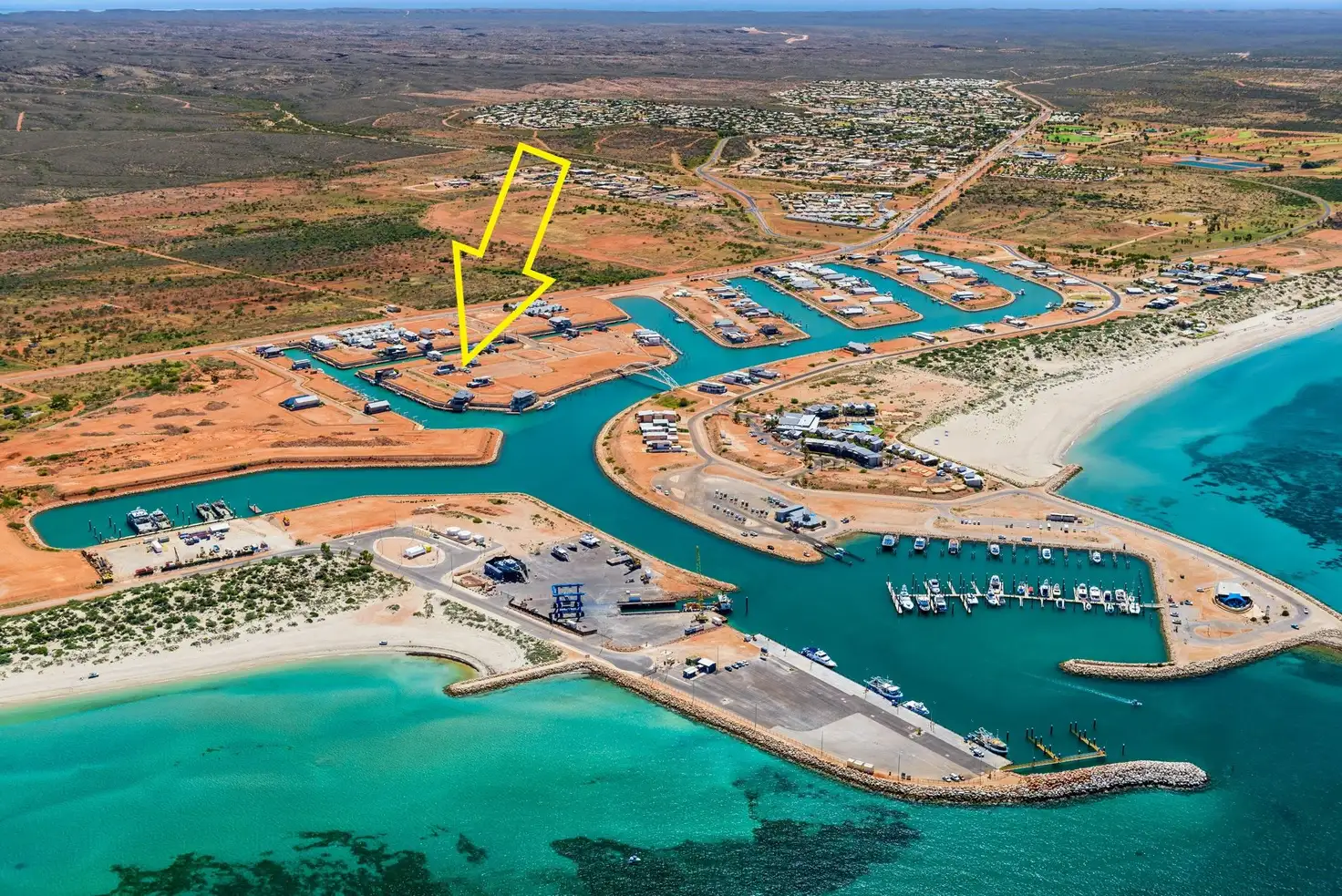 Main view of Homely land listing, 25 Bluefin Cove, Exmouth WA 6707