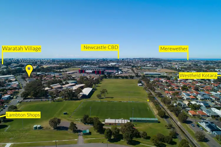 Main view of Homely unit listing, 5/67 Womboin Road, Lambton NSW 2299