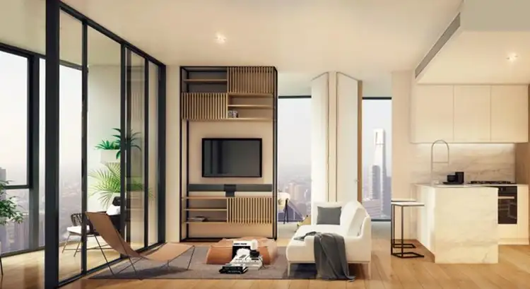 Third view of Homely apartment listing, 3307/450 Elizabeth Street, Melbourne VIC 3000