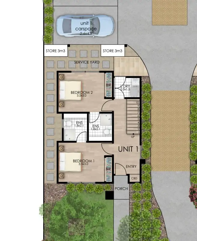 Second view of Homely townhouse listing, 1, 3 and 4/8 Bardia Street, Heidelberg West VIC 3081