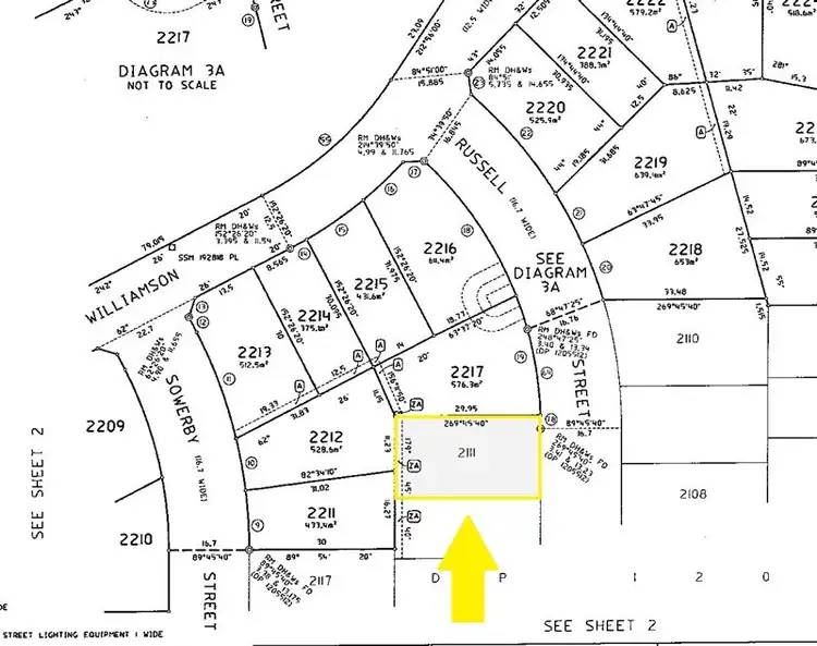 Main view of Homely land listing, Lot 2111 Russell Street, Oran Park NSW 2570