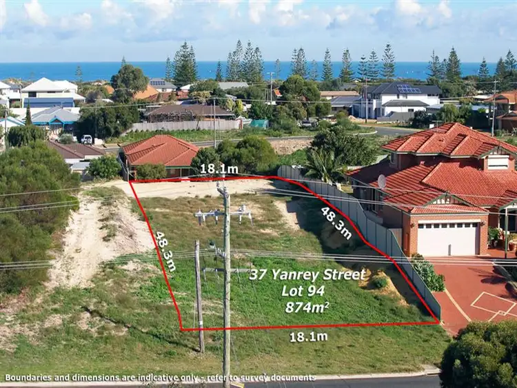 Main view of Homely land listing, 37 Yanrey Street, Golden Bay WA 6174