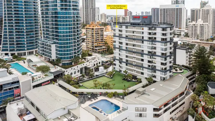 Fifth view of Homely apartment listing, 1701/3 Orchid Avenue, Surfers Paradise QLD 4217
