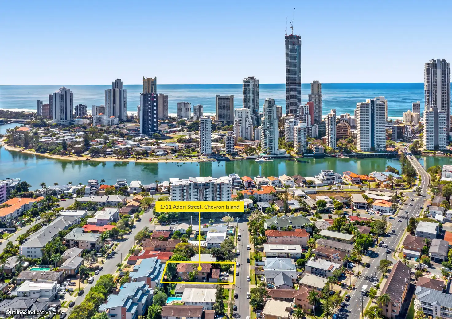 Main view of Homely unit listing, 1/11 Adori Street, Chevron Island QLD 4217