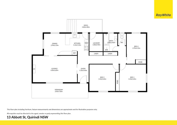 Fourth view of Homely house listing, 13 Abbott Street, Quirindi NSW 2343
