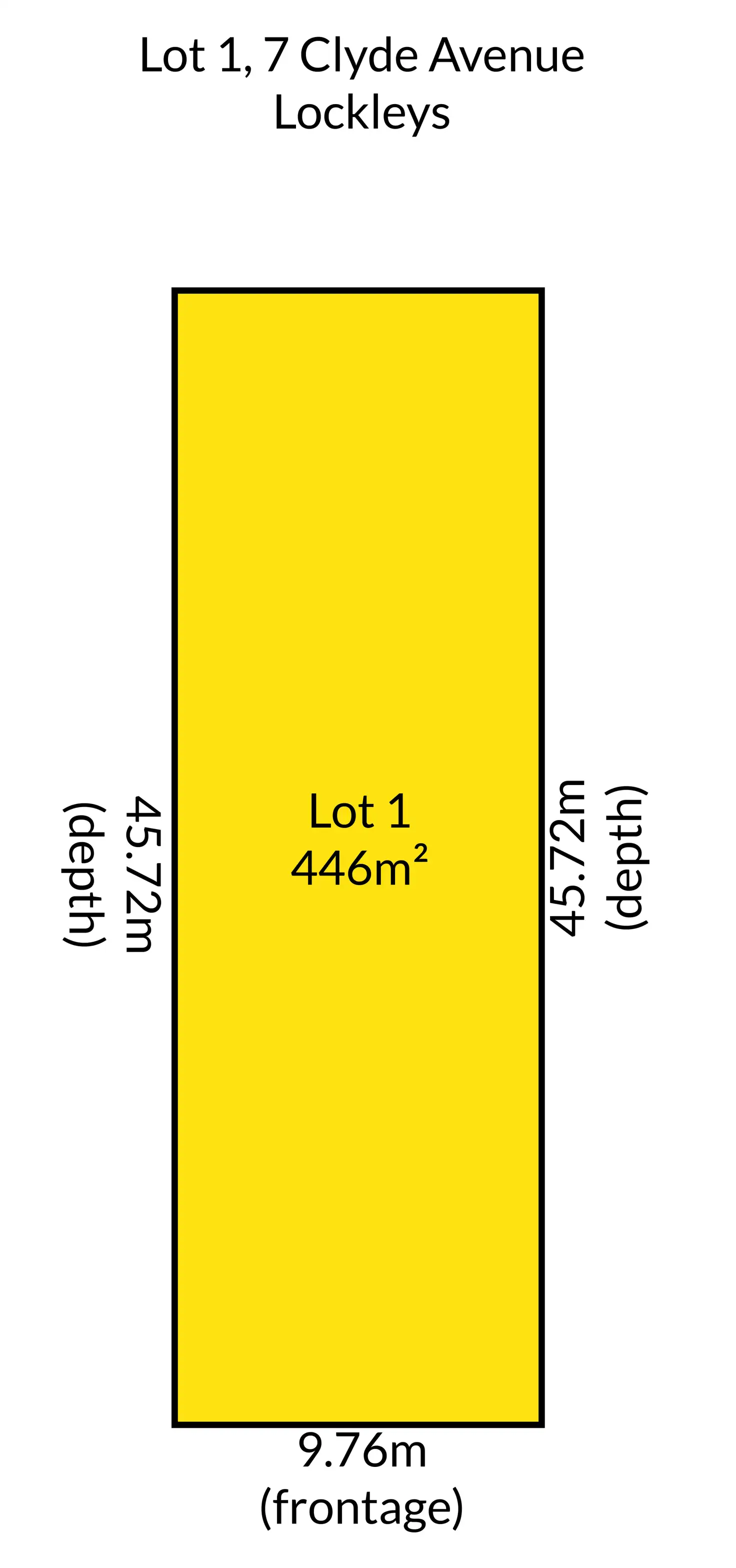 Main view of Homely land listing, LOT Lot 1, 7 Clyde Avenue, Lockleys SA 5032