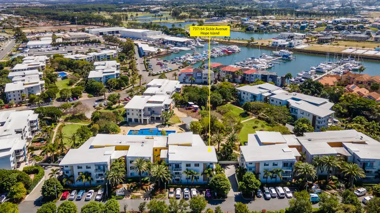 Main view of Homely apartment listing, 737/64-66 Sickle Avenue, Hope Island QLD 4212