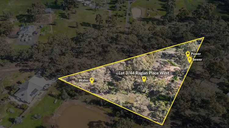 Main view of Homely land listing, LOT 3, 44 Raglan Place West, Axedale VIC 3551