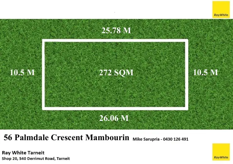 Main view of Homely land listing, LOT Lot 1637 Palmdale Crescent, Mambourin VIC 3024