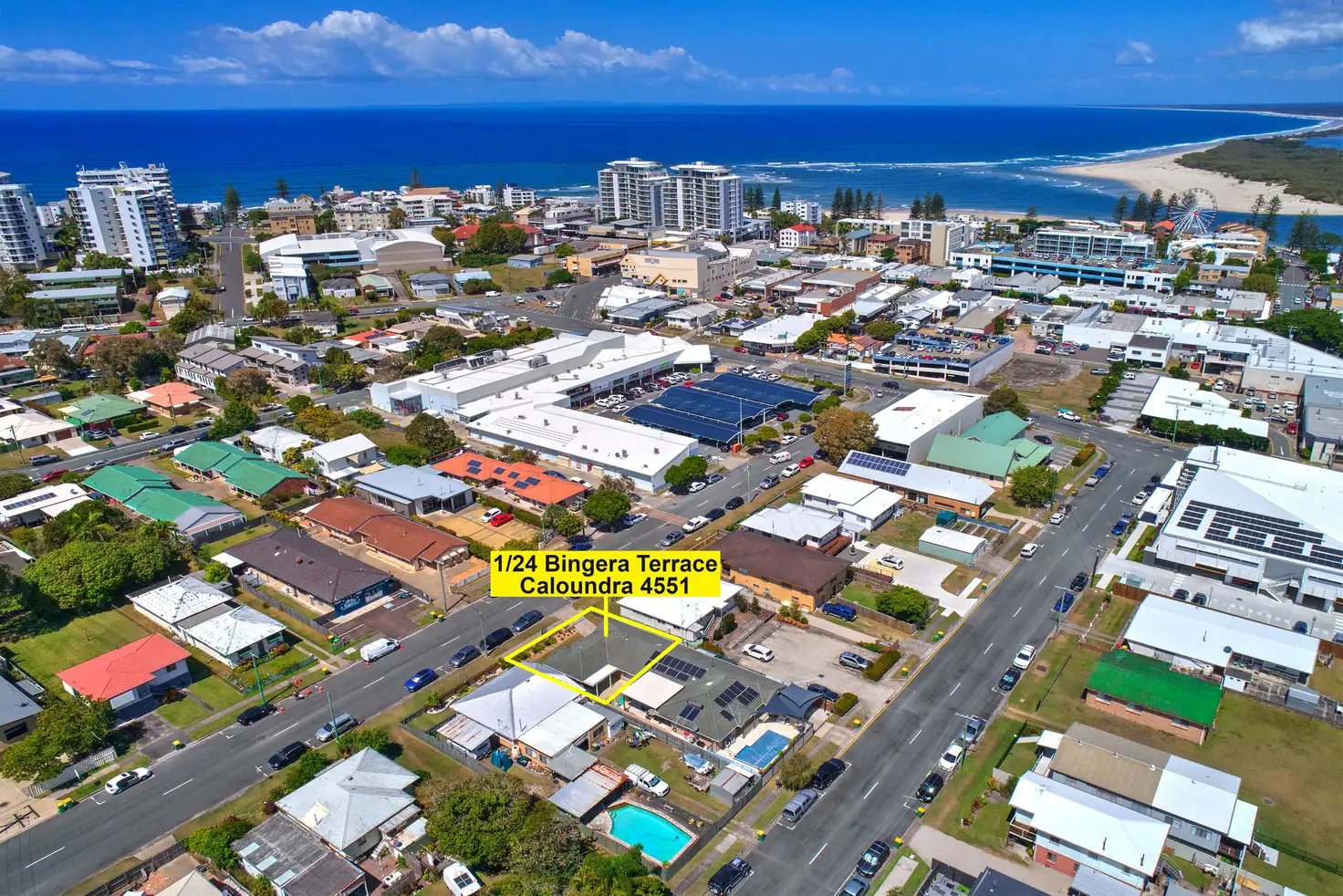 Main view of Homely unit listing, Unit 1/24 Bingera Terrace, Caloundra QLD 4551