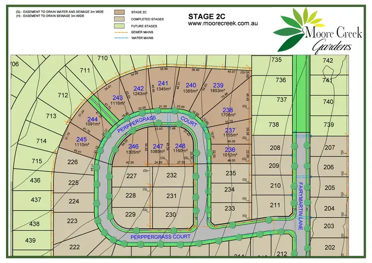Second view of Homely land listing, LOT 247, Stage 2C Moore Creek Gardens, Tamworth NSW 2340