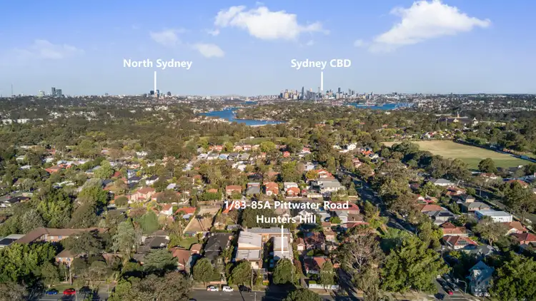 Second view of Homely townhouse listing, 1/83-85a Pittwater Road, Hunters Hill NSW 2110