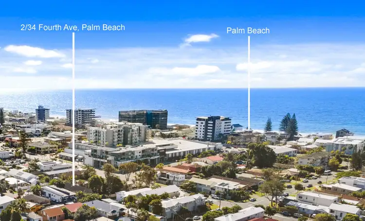 Main view of Homely semi-detached listing, 2/34 Fourth Avenue, Palm Beach QLD 4221