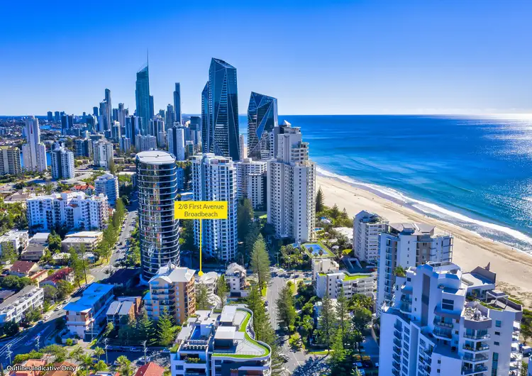 Second view of Homely house listing, 2/8 First Avenue, Broadbeach QLD 4218