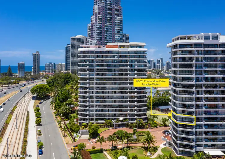 Fourth view of Homely apartment listing, 20/20 Commodore Drive, Surfers Paradise QLD 4217