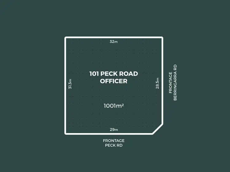 Main view of Homely land listing, 101 Peck Road, Officer VIC 3809
