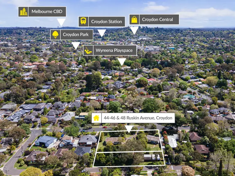 Second view of Homely house listing, 44-46 & 48 Ruskin Avenue, Croydon VIC 3136