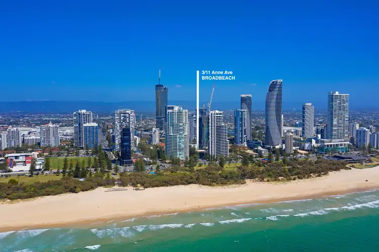 Second view of Homely apartment listing, 3/11 Anne Avenue, Broadbeach QLD 4218