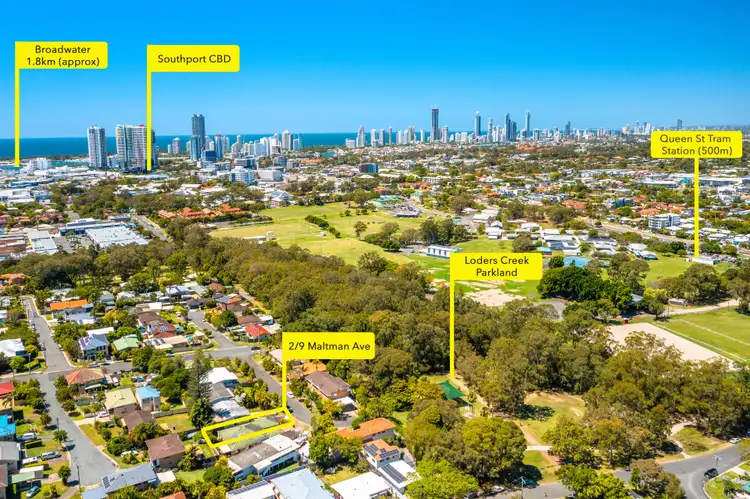 Main view of Homely semi-detached listing, 2/9 Maltman Avenue, Southport QLD 4215