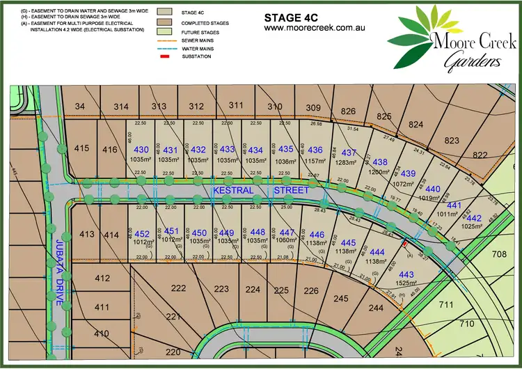 Second view of Homely land listing, LOT 433, Kestral Street Stage 4C Moore Creek Gardens, Tamworth NSW 2340