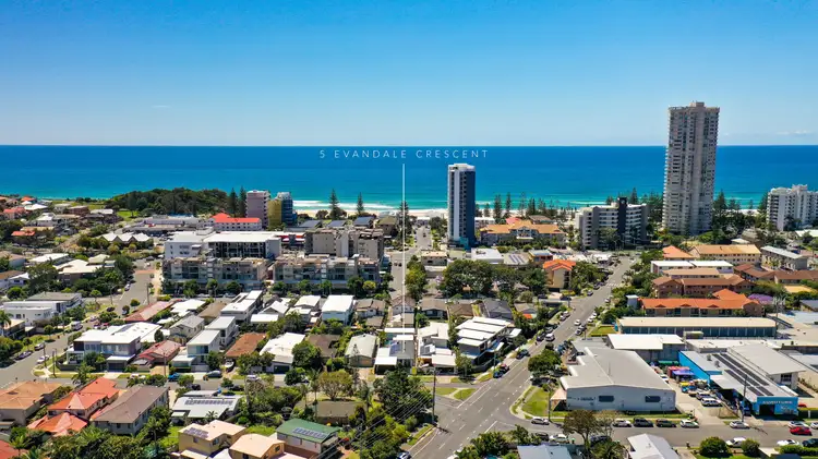 Main view of Homely house listing, 5 Evandale Crescent, Miami QLD 4220