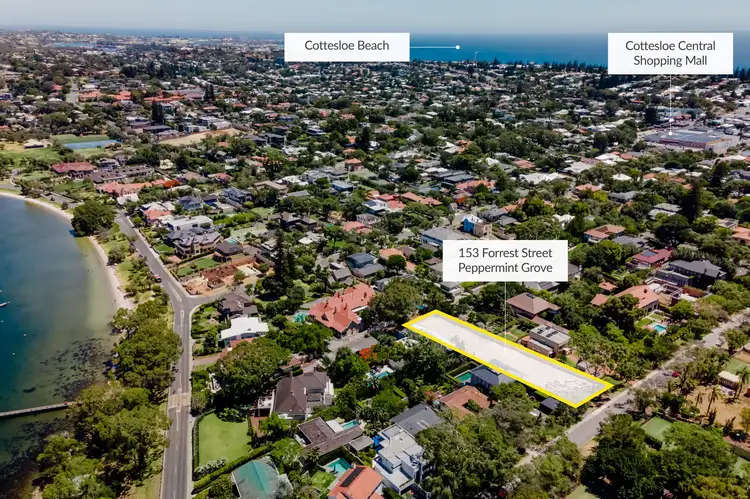 Main view of Homely land listing, 153 Forrest Street, Peppermint Grove WA 6011