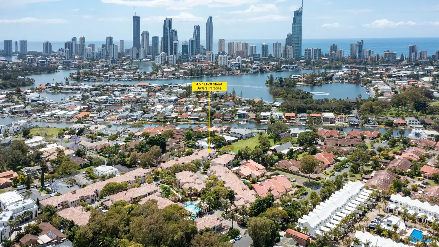 Main view of Homely townhouse listing, 47/7 Elliott Street, Surfers Paradise QLD 4217