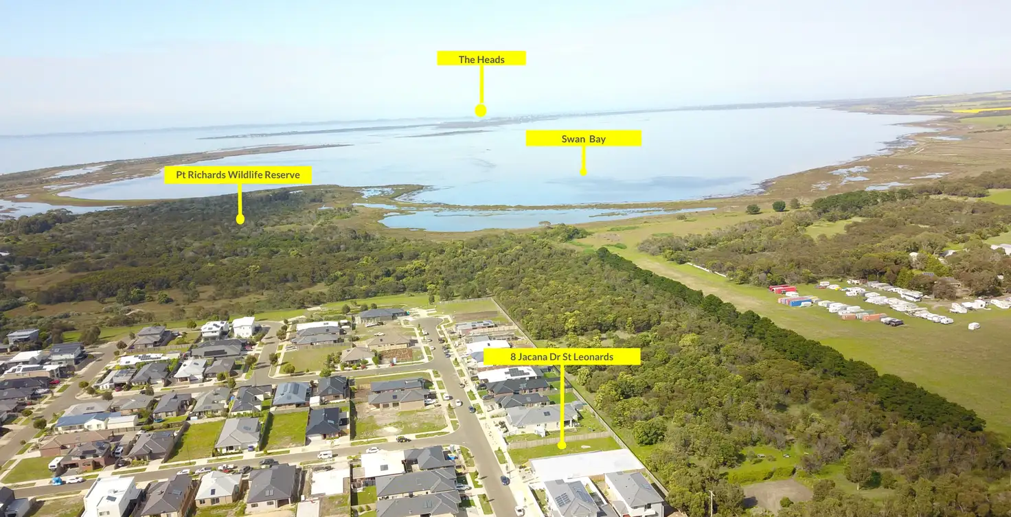 Main view of Homely land listing, 8 Jacana Drive, St Leonards VIC 3223