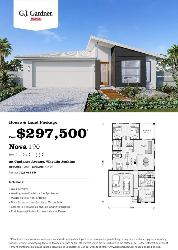 Second view of Homely land listing, 28 Custance Avenue, Whyalla Jenkins SA 5609