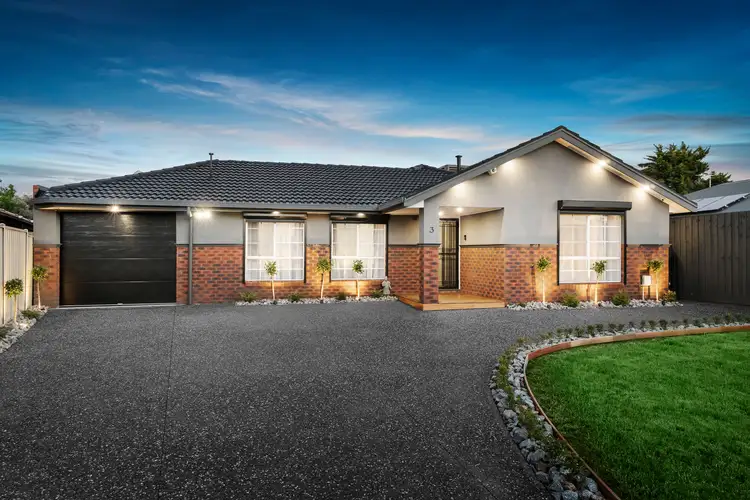 Main view of Homely house listing, 3 Sobar Court, Keilor Downs VIC 3038