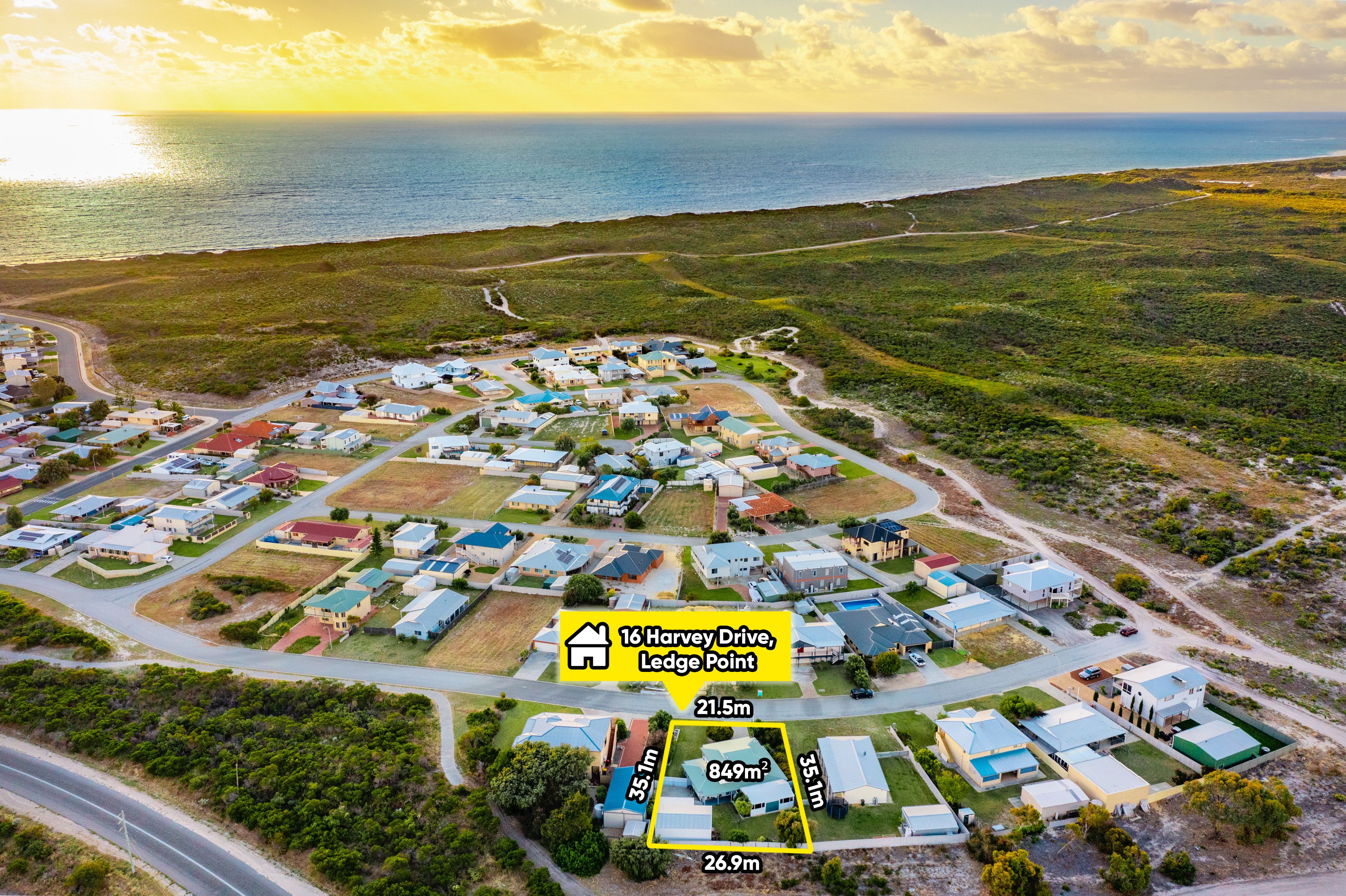 Second view of Homely house listing, 16 Harvey Drive, Ledge Point WA 6043