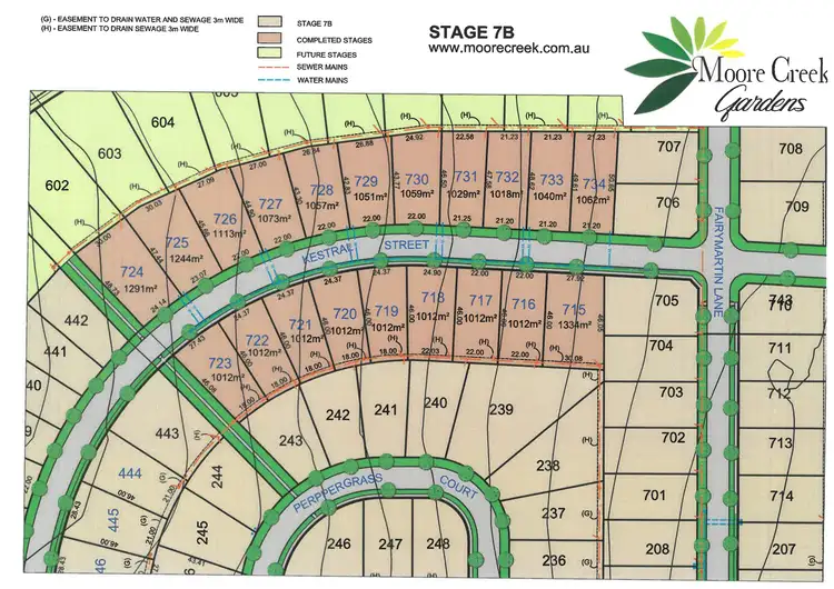 Second view of Homely land listing, LOT 715, Kestral Street Stage 7B Moore Creek Gardens, Tamworth NSW 2340