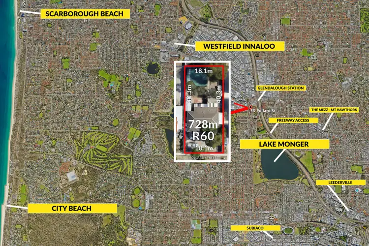 Second view of Homely house listing, 55 Pollard Street, Glendalough WA 6016