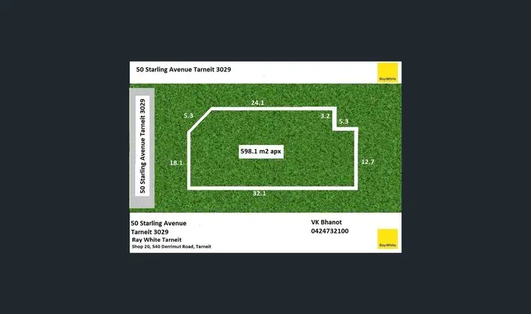Main view of Homely land listing, 50 Starling Avenue, Tarneit VIC 3029