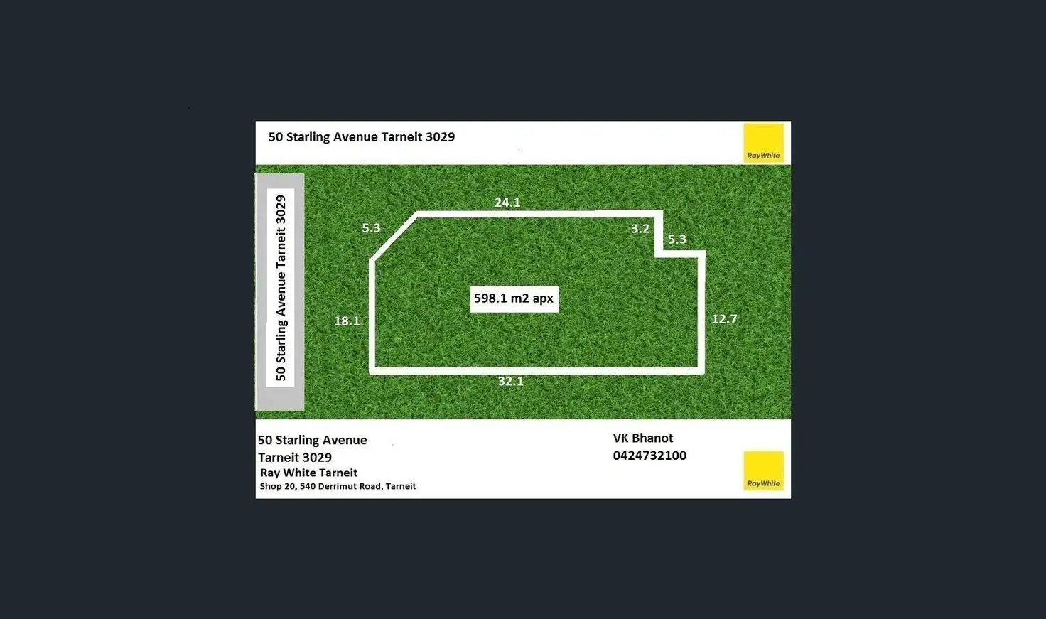 Main view of Homely land listing, 50 Starling Avenue, Tarneit VIC 3029