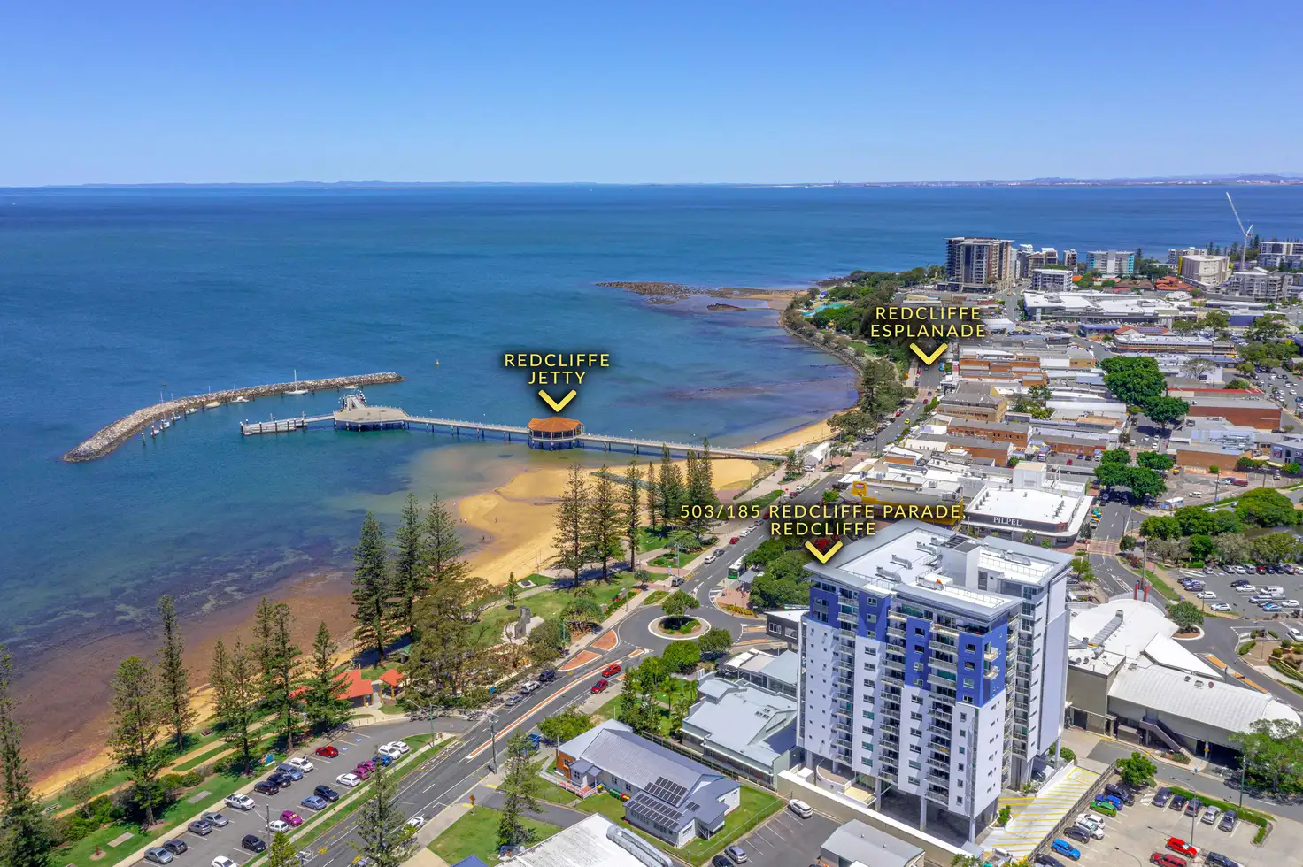 Main view of Homely apartment listing, 503/185 Redcliffe Parade, Redcliffe QLD 4020