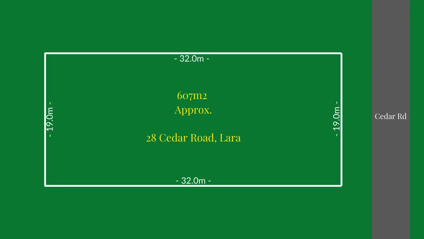 Main view of Homely land listing, 28 Cedar Road, Lara VIC 3212