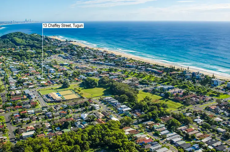 Main view of Homely house listing, 13 Chaffey Street, Tugun QLD 4224