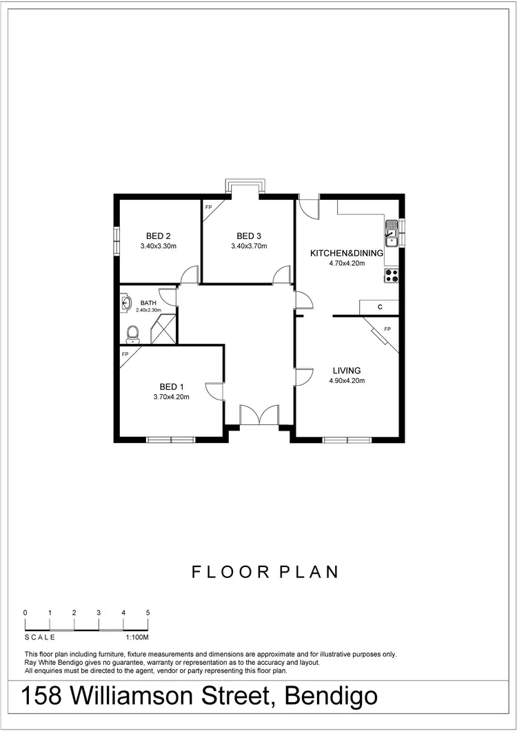 Main view of Homely house listing, 158 Williamson Street, Bendigo VIC 3550